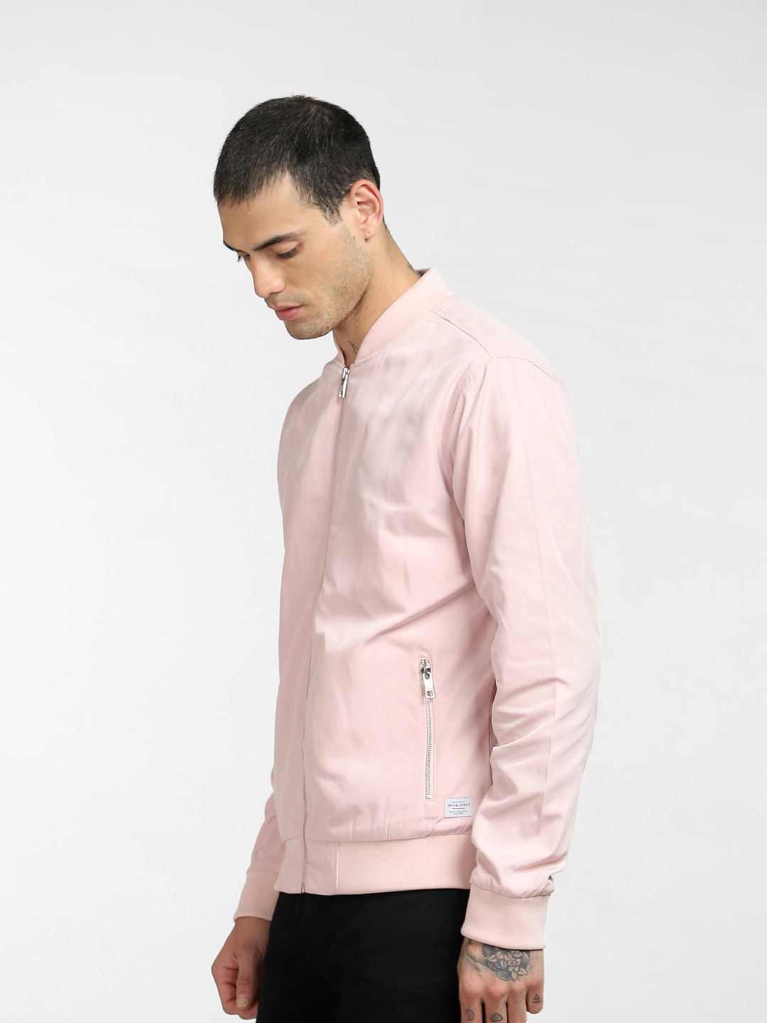 Light Pink Bomber Jacket