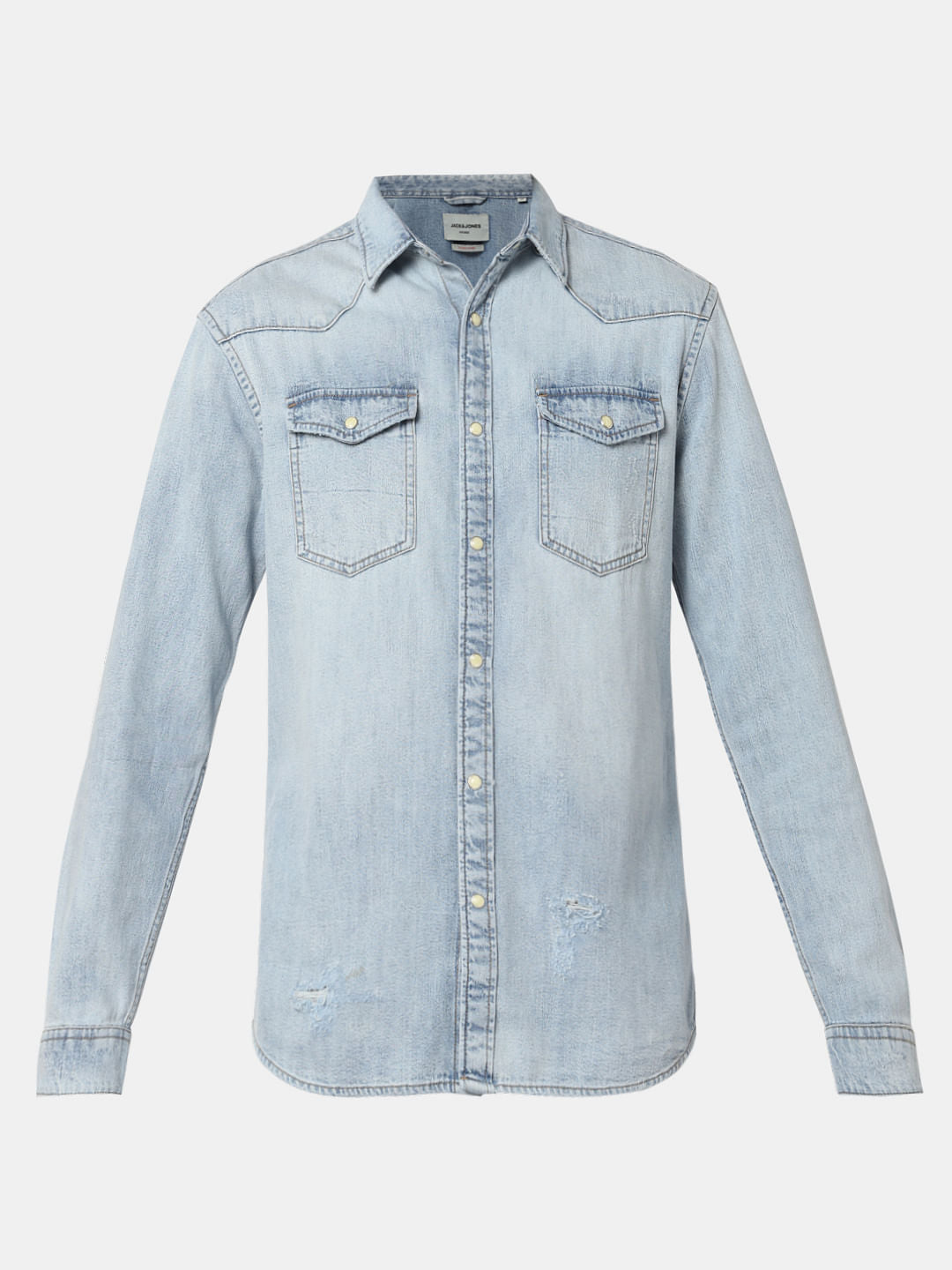 Blue Denim Full Sleeves Shirt