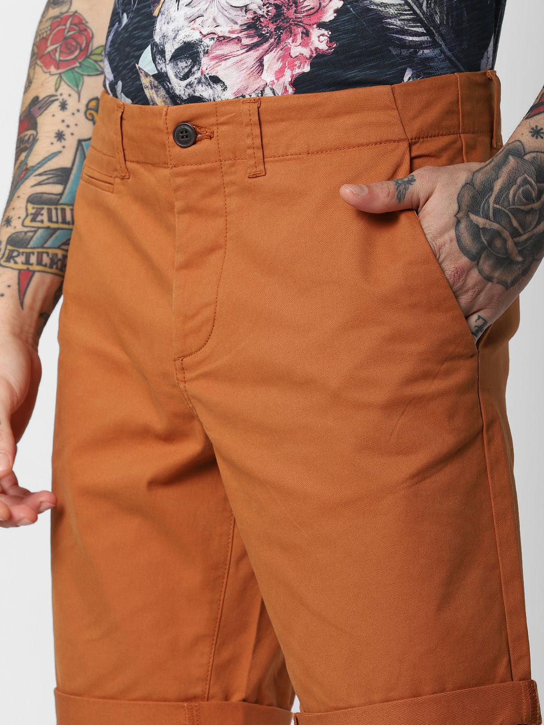 Brown Chino Shorts