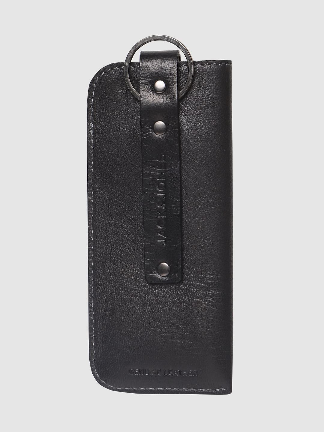 Black Leather Eyewear Case