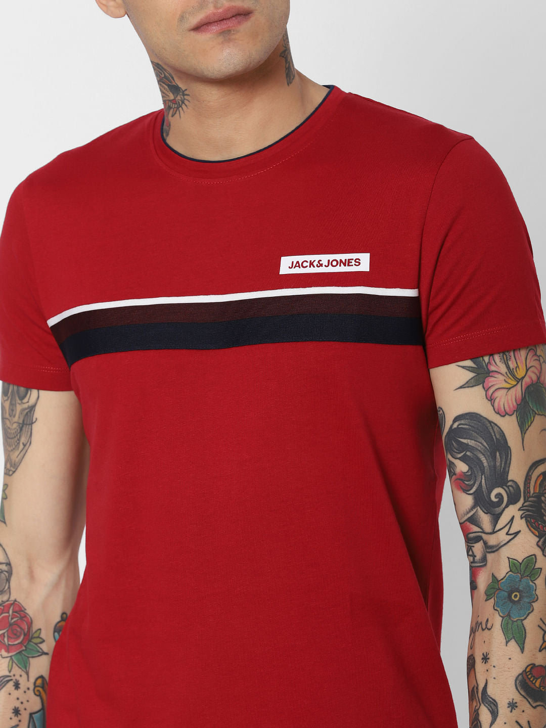 Red Crew Neck T-Shirt