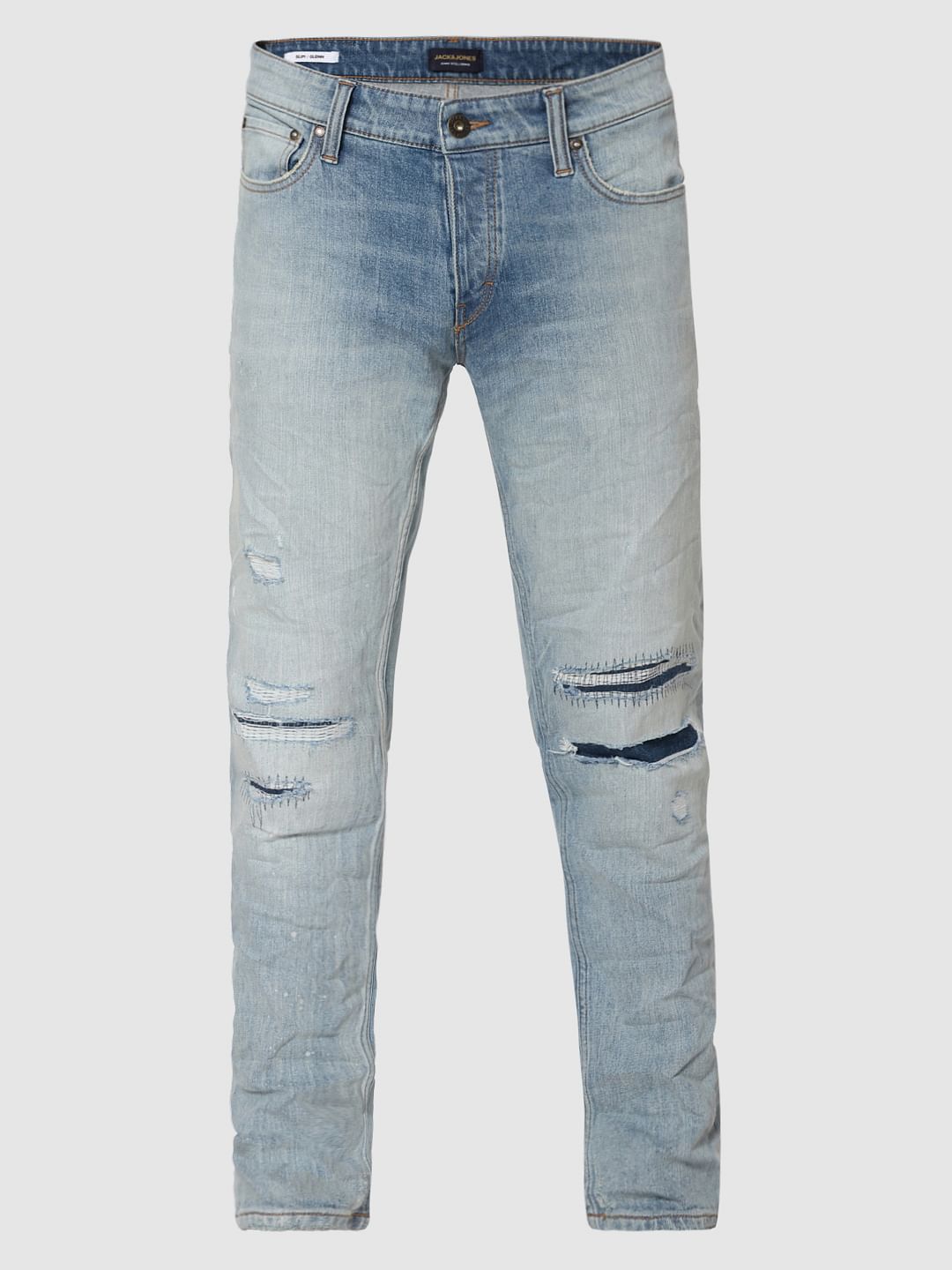 Blue Super Stretch Glenn Slim Fit Jeans