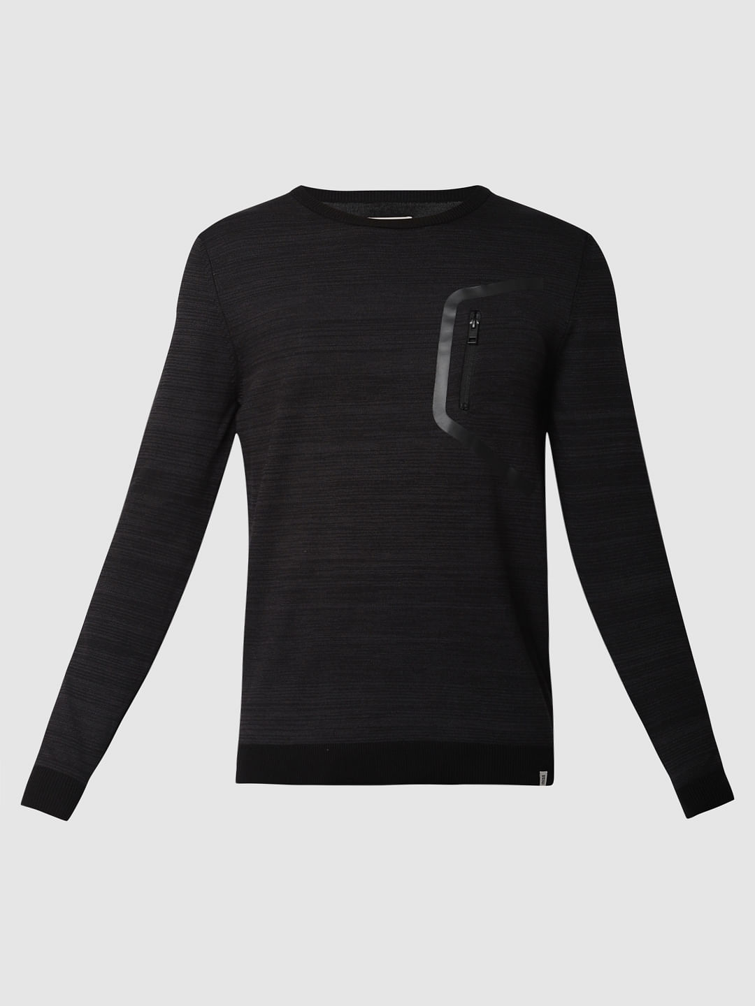 Black Tape Patch Pullover