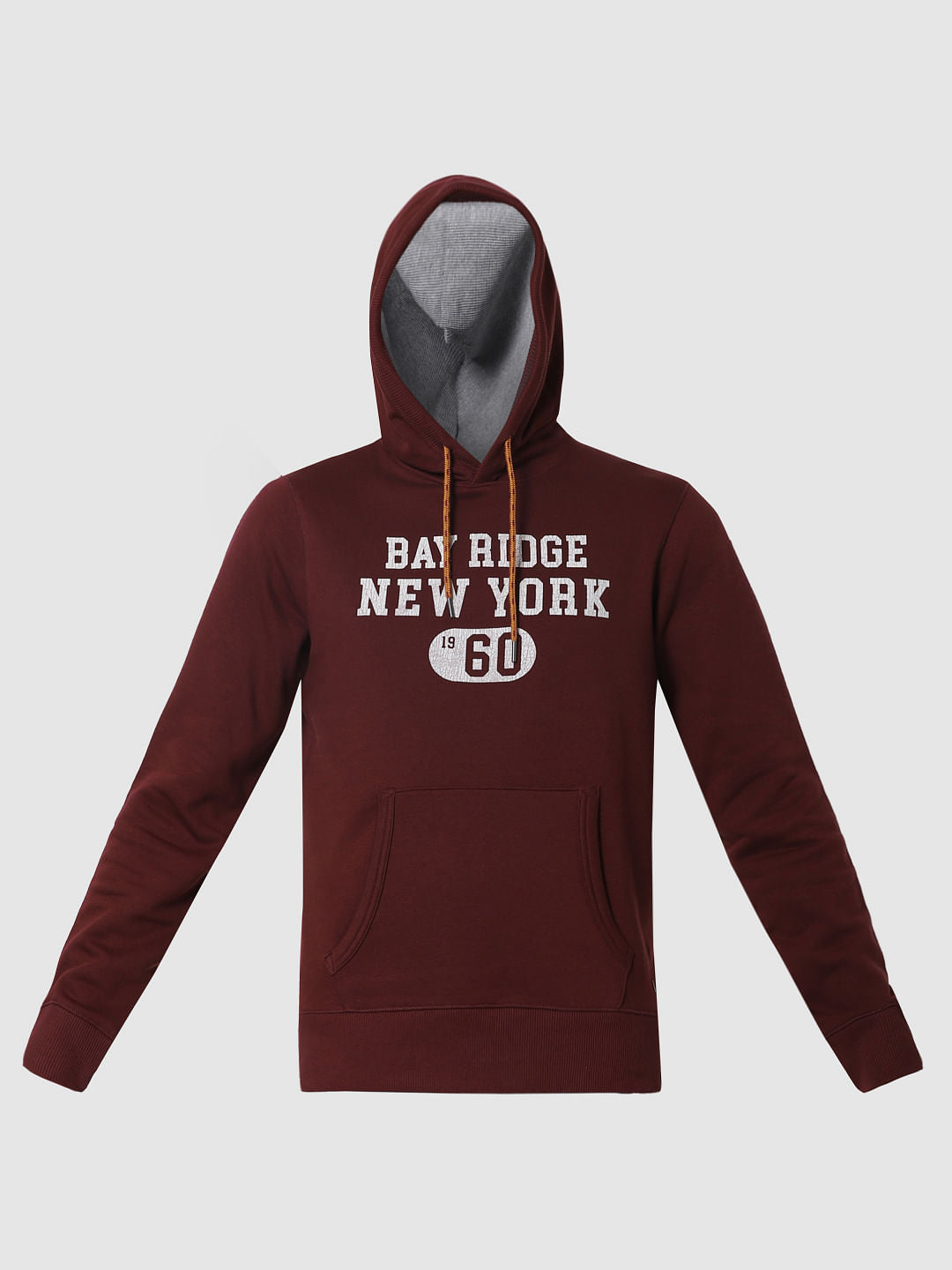 Burgundy Hooded Sweatshirt