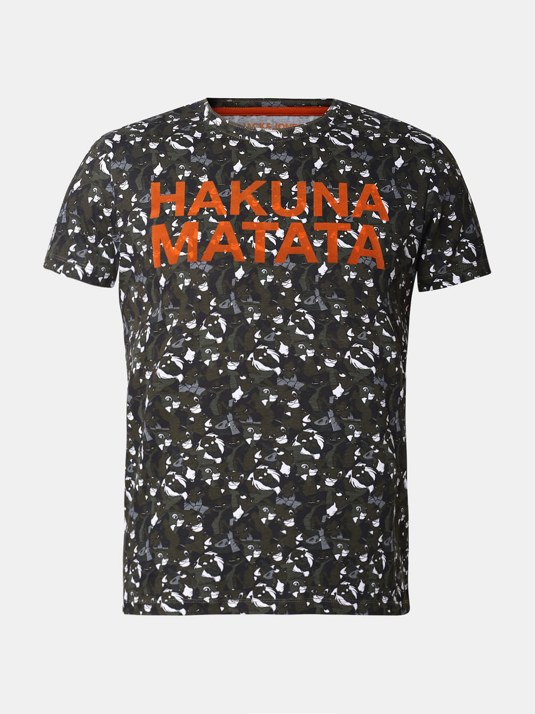 X Lion King Green Hakuna Matata Crew Neck T-Shirt