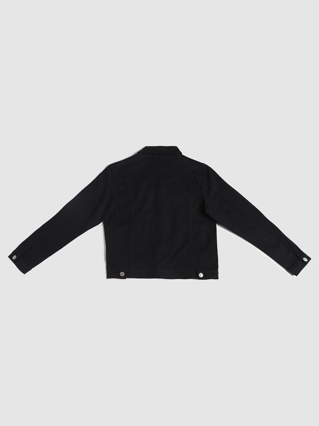 Boys Black Denim Jacket