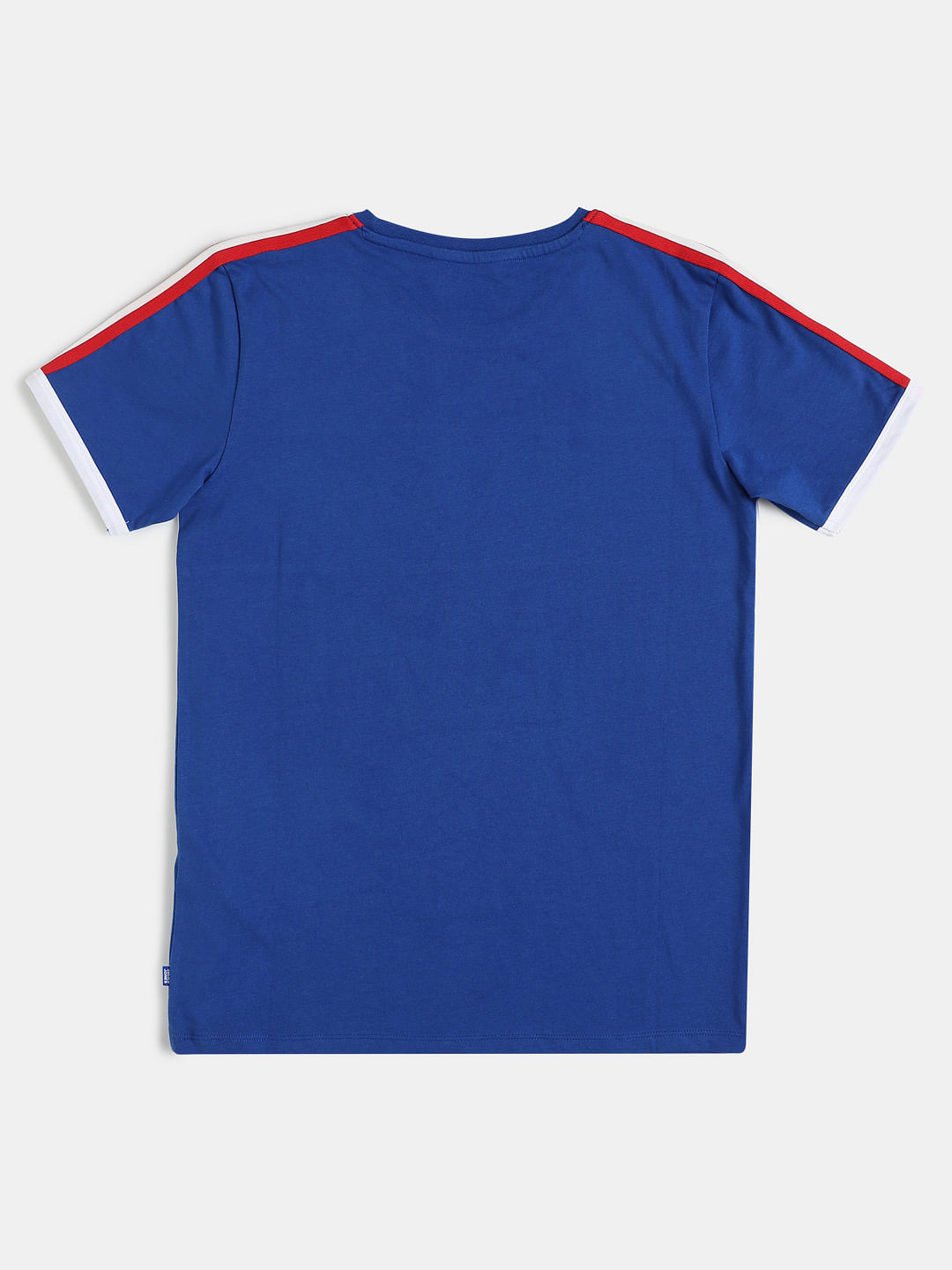 Boys Blue Snoopy Graphic Print Crew Neck T-shirt