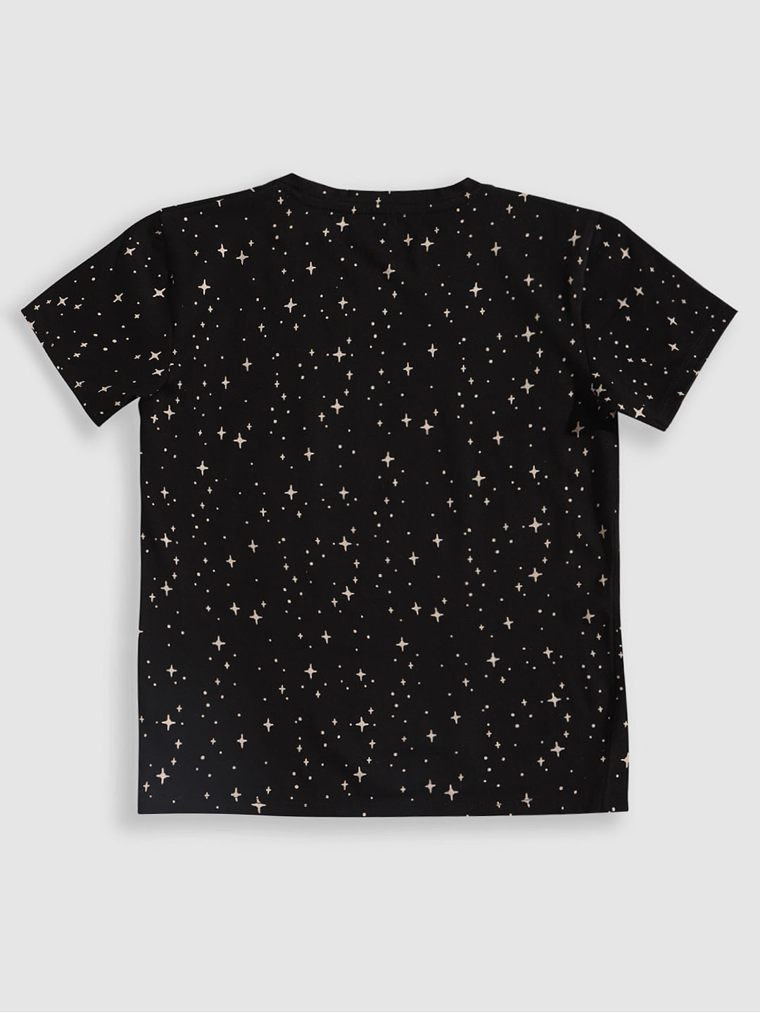 Boys X Snoopy Black Snoopy Crew Neck T-Shirt