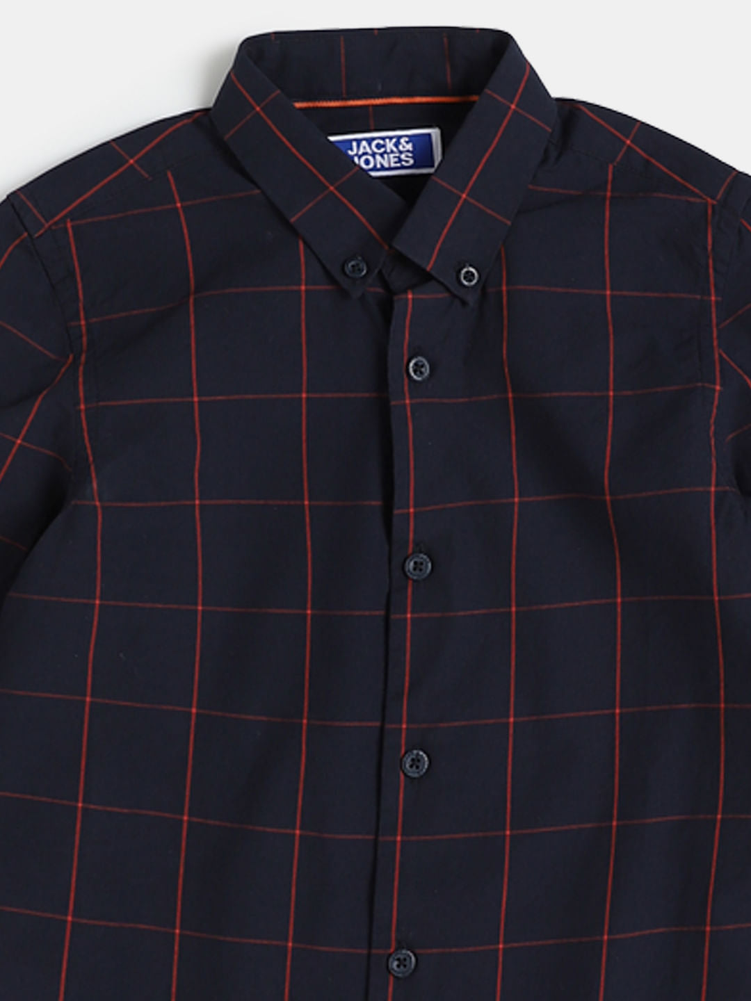 Boys Blue Check Full Sleeves Shirt