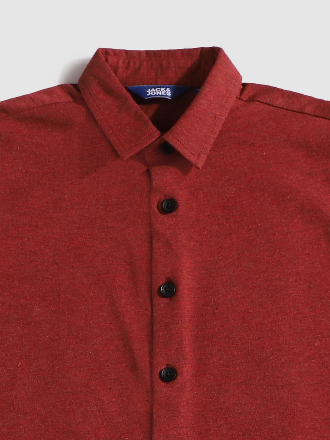 Boys Red Full Sleeves Shirt