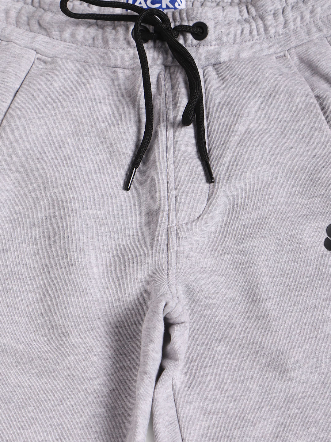 Boys Grey Logo Print Sweatpants