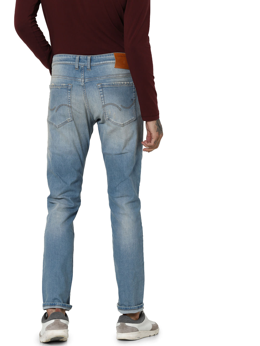 Light Blue Low Rise Glenn Slim Fit Jeans