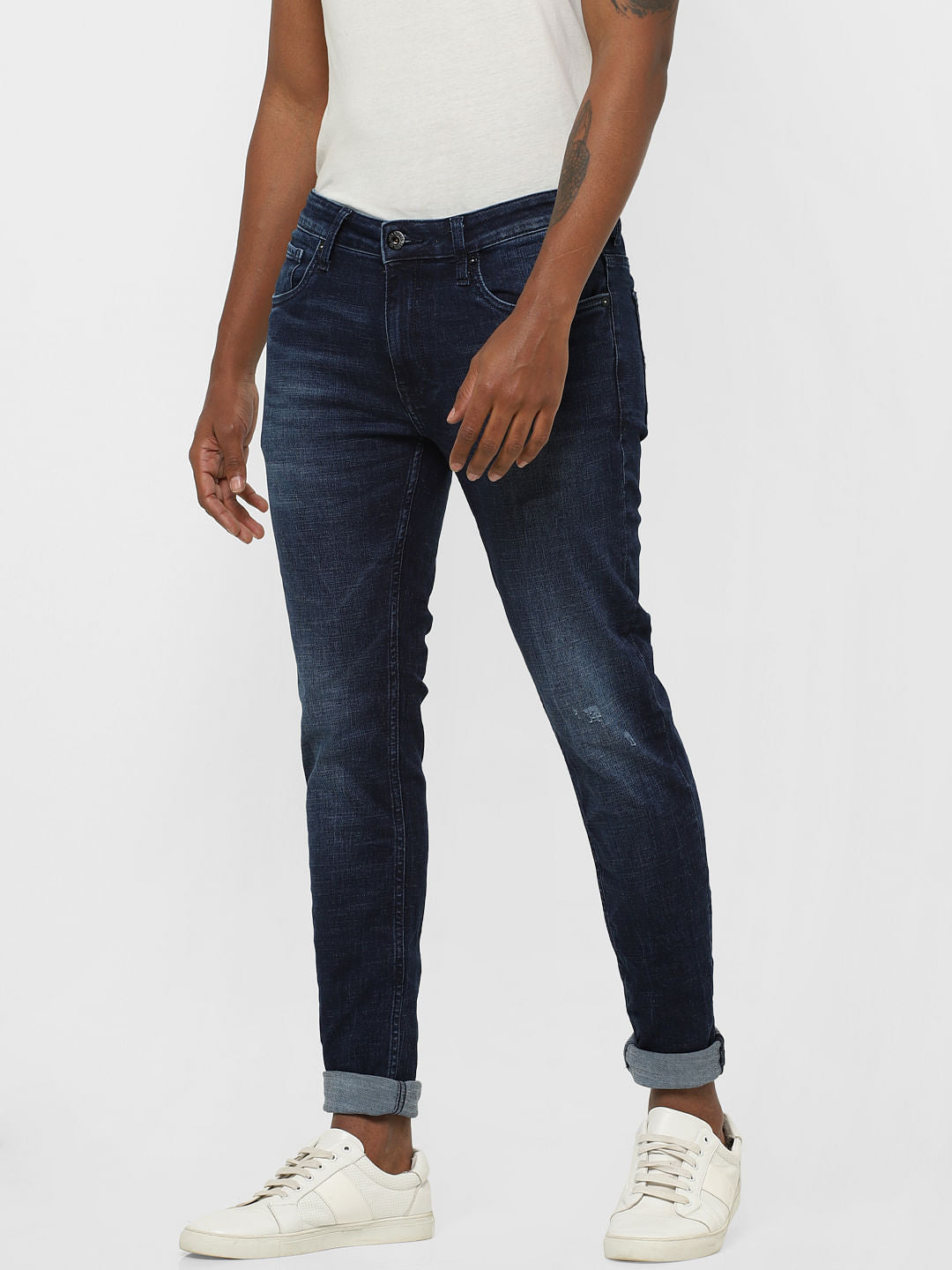 Blue Low Rise Ben Skinny Fit Jeans