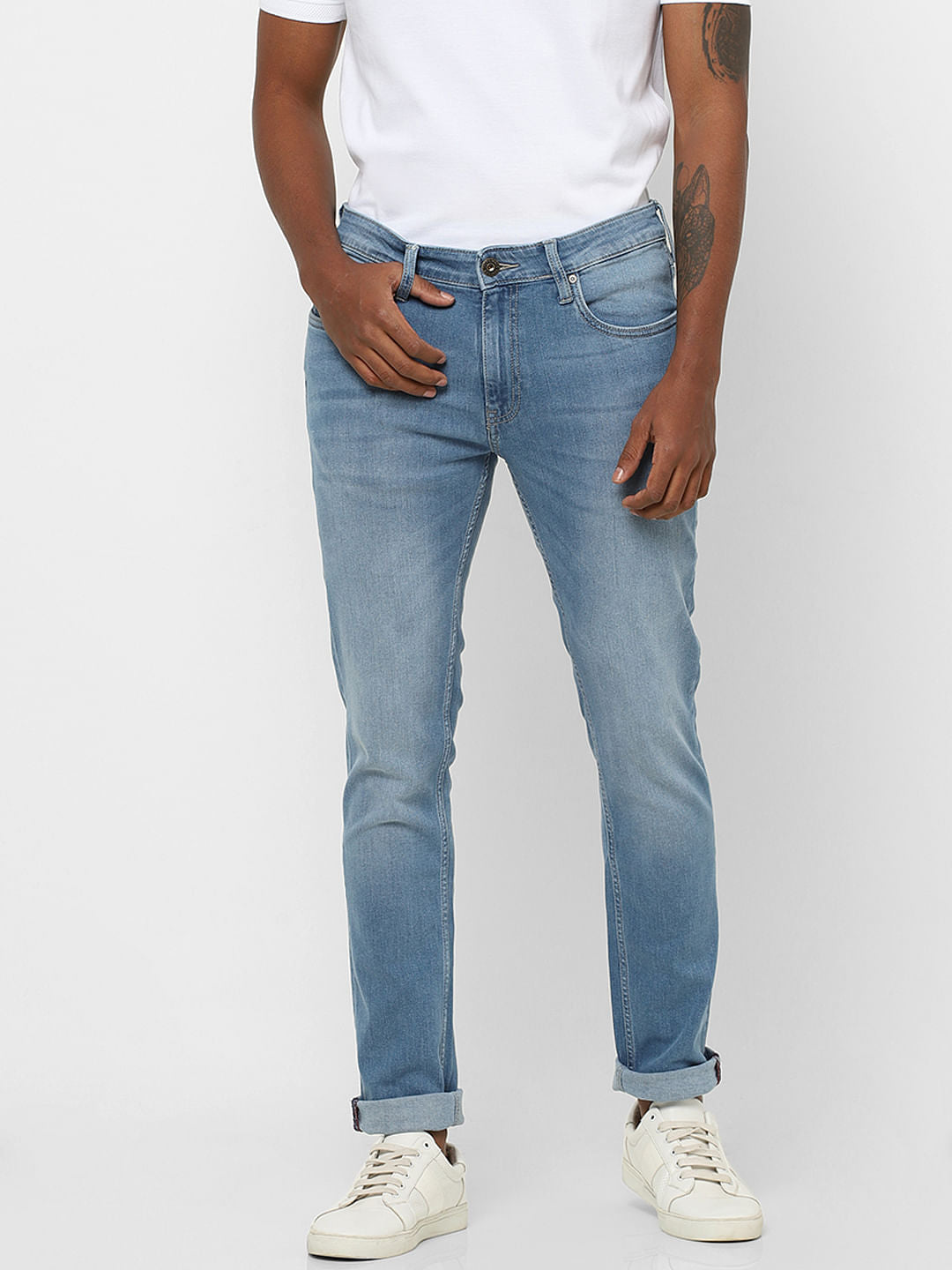 Light Blue Low Rise Ben Skinny Fit Jeans