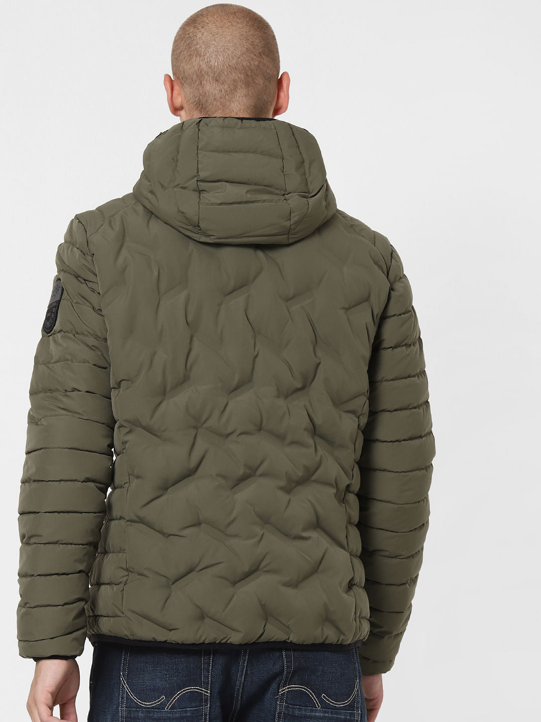 Green Hooded Puffer Jacket