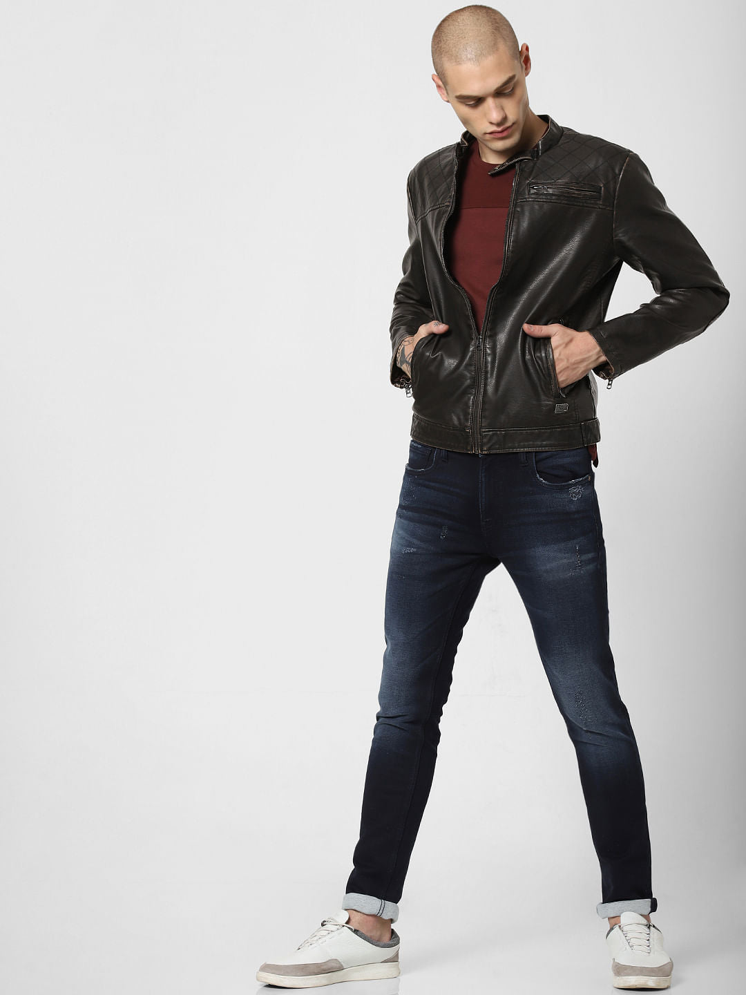 Chocolate Brown Bomber Jacket