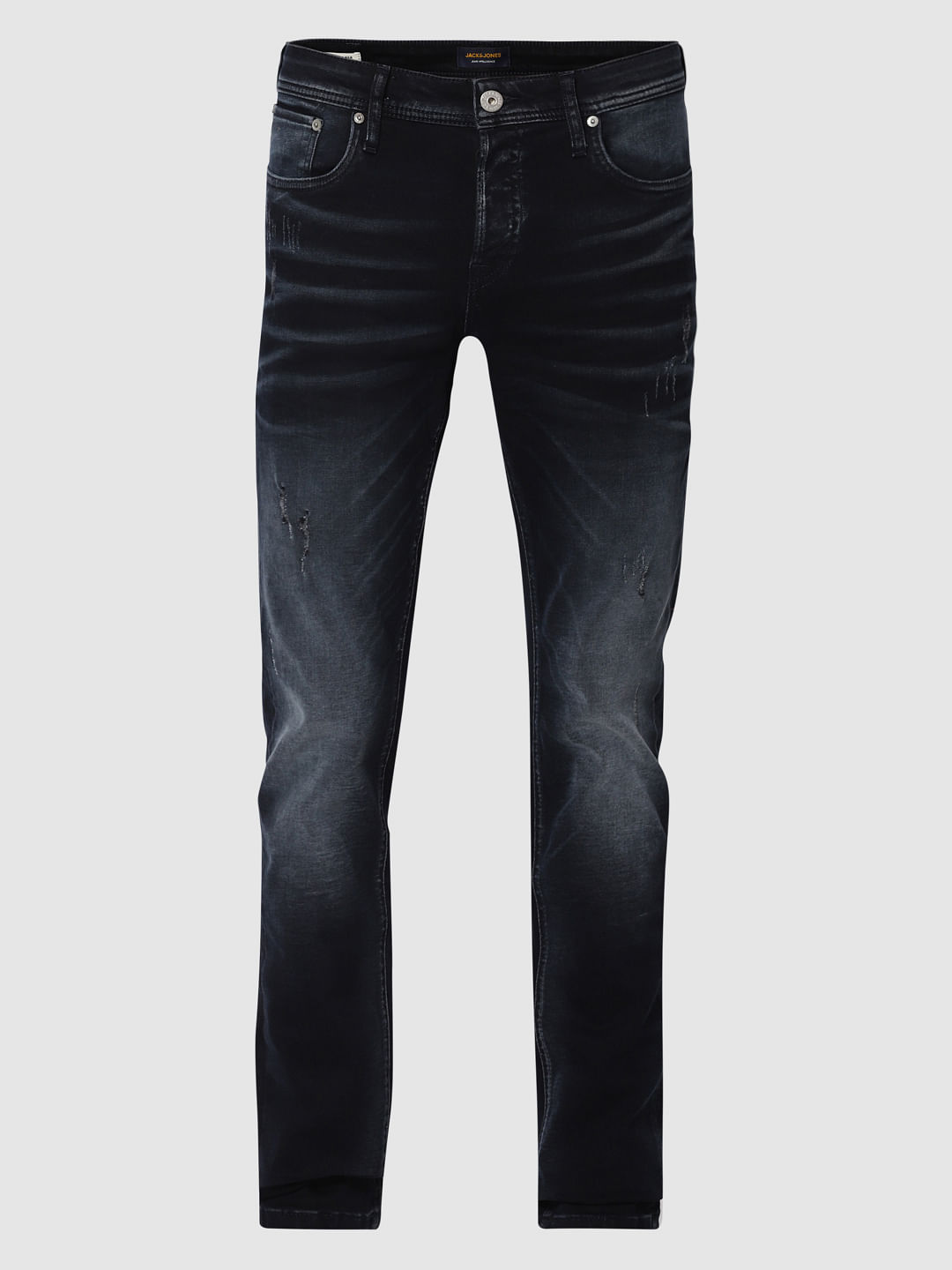 Dark Blue Faded Ben Slim Fit Jeans