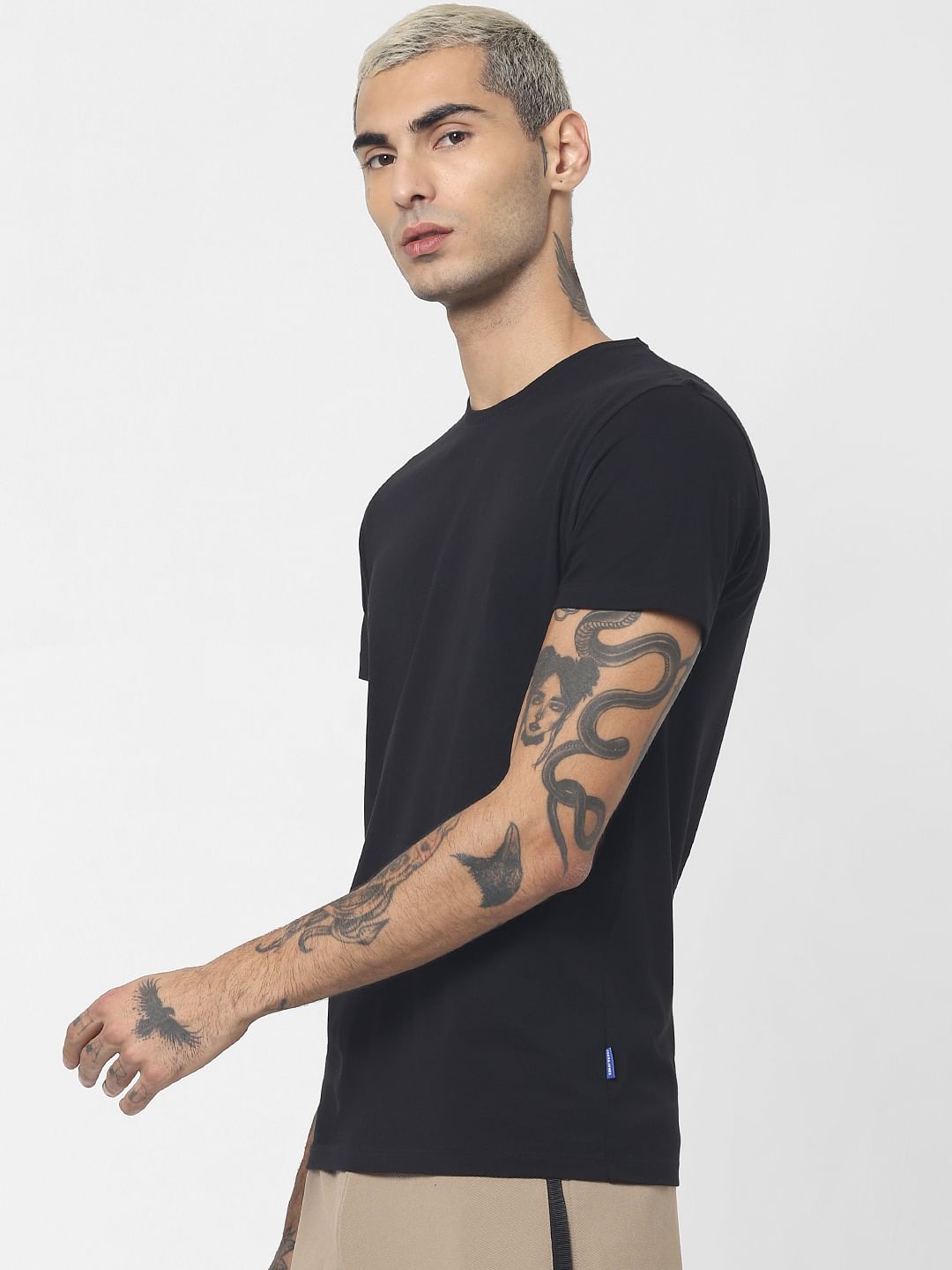 Black Crew Neck T-shirt