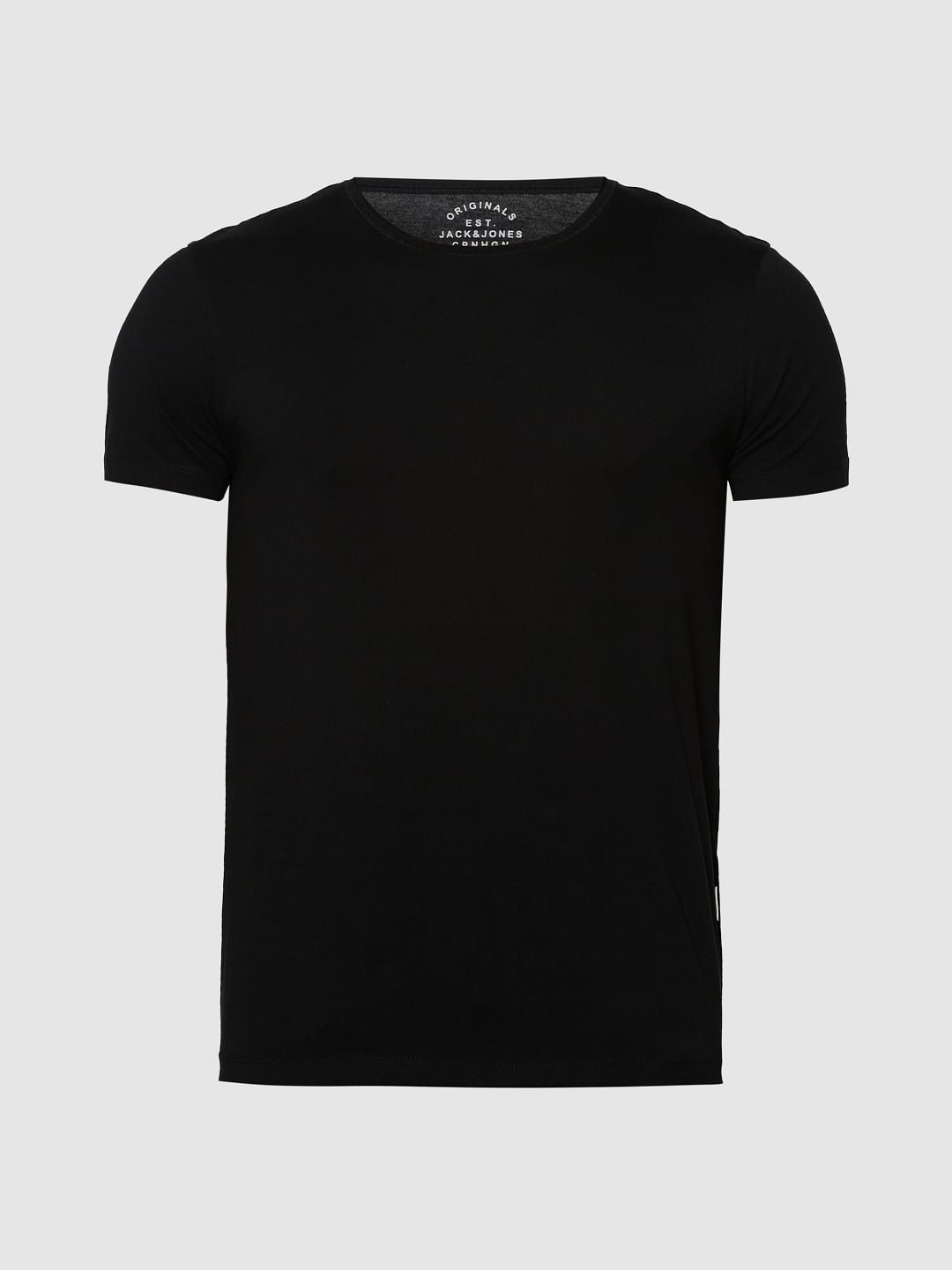 Black Crew Neck T-shirt