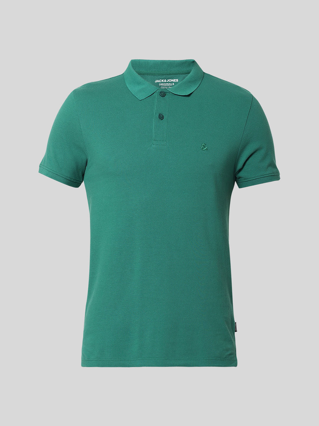 Green Polo Neck T-Shirt
