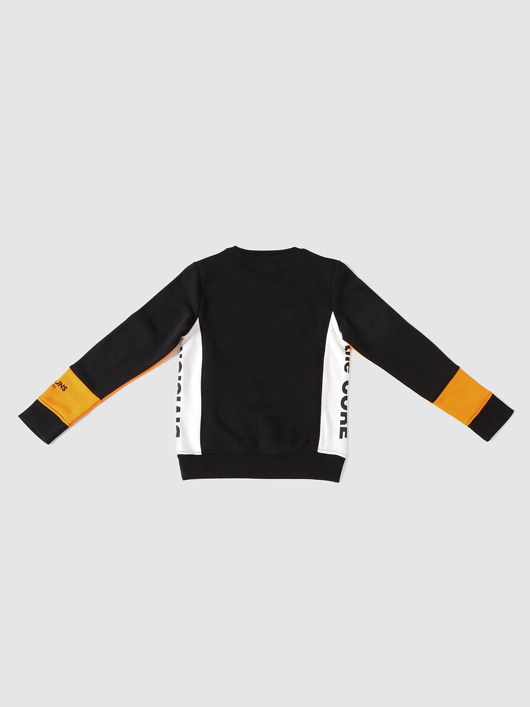 Boys Purple Colourblocked Sweatshirt
