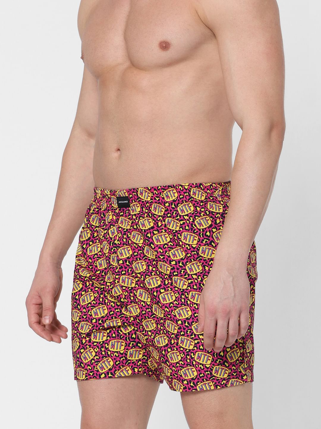 Pink Animal Print Boxers