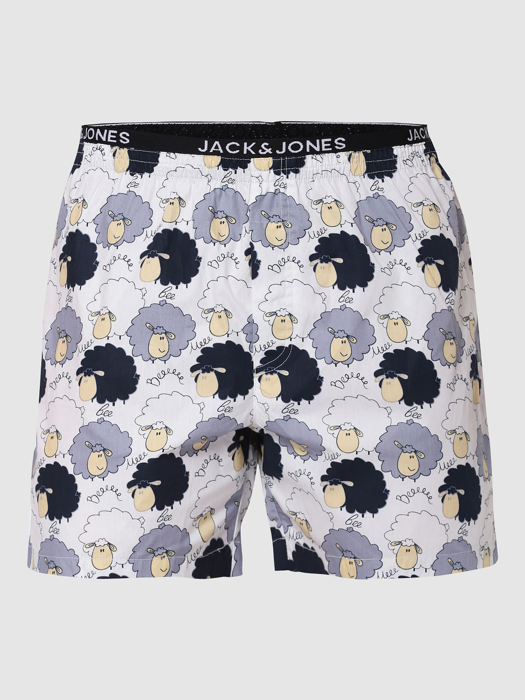 White Sheep Print Boxers