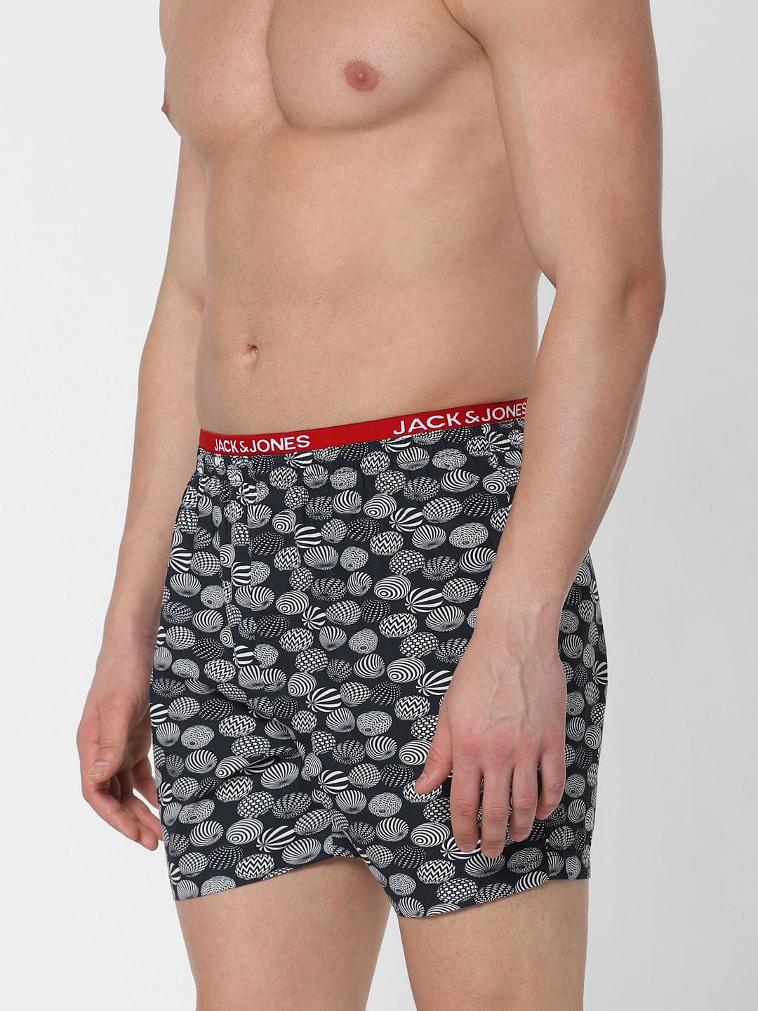 Black All Over Print Boxers