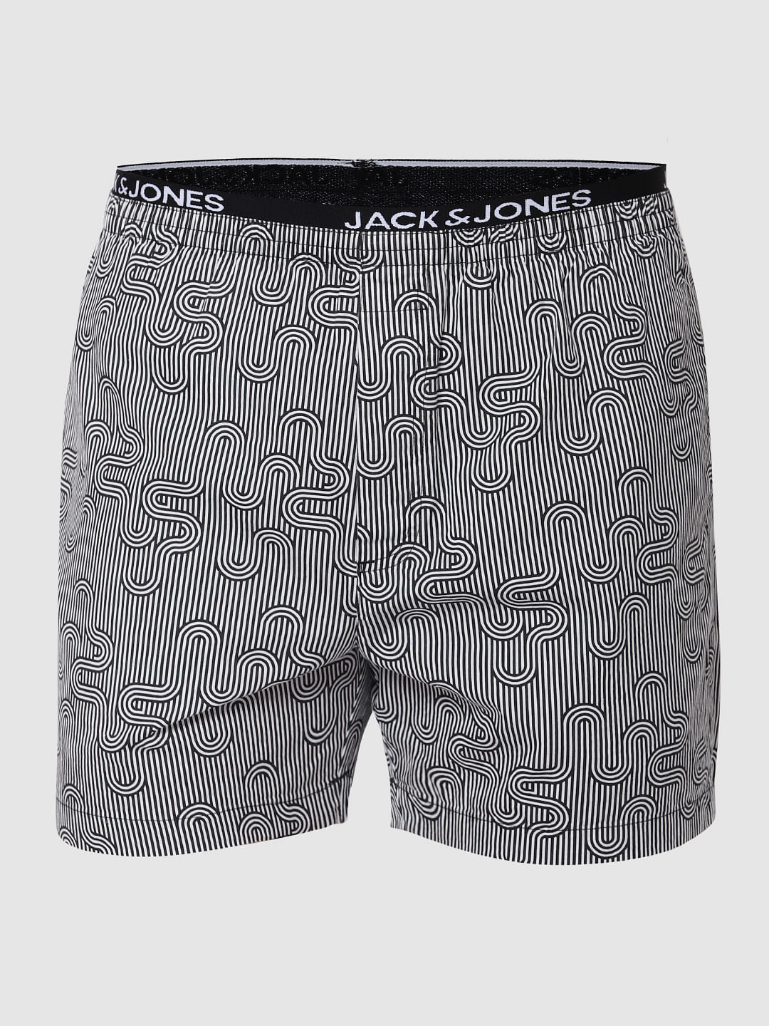 Grey Striped Boxers