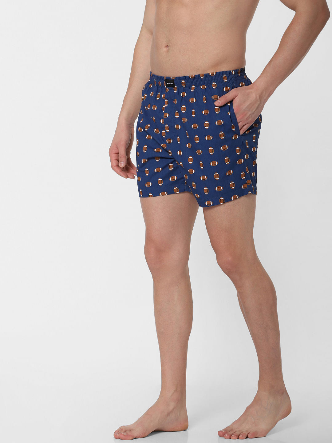 Blue Printed Boxers