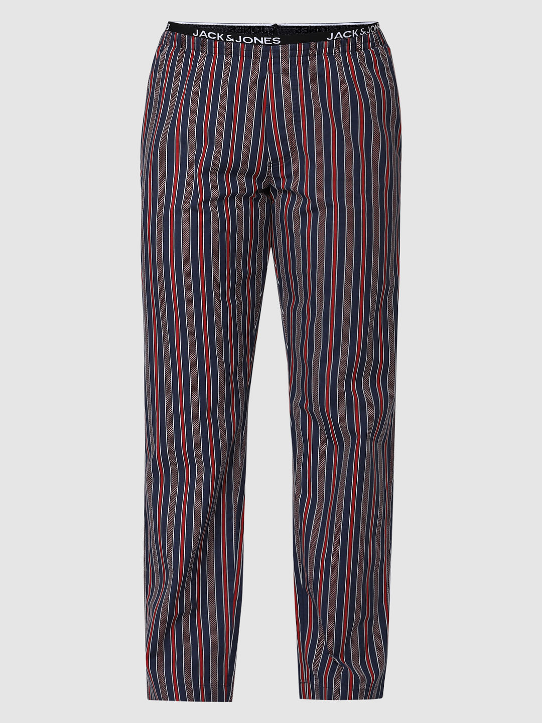 Navy Blue Striped Pyjama