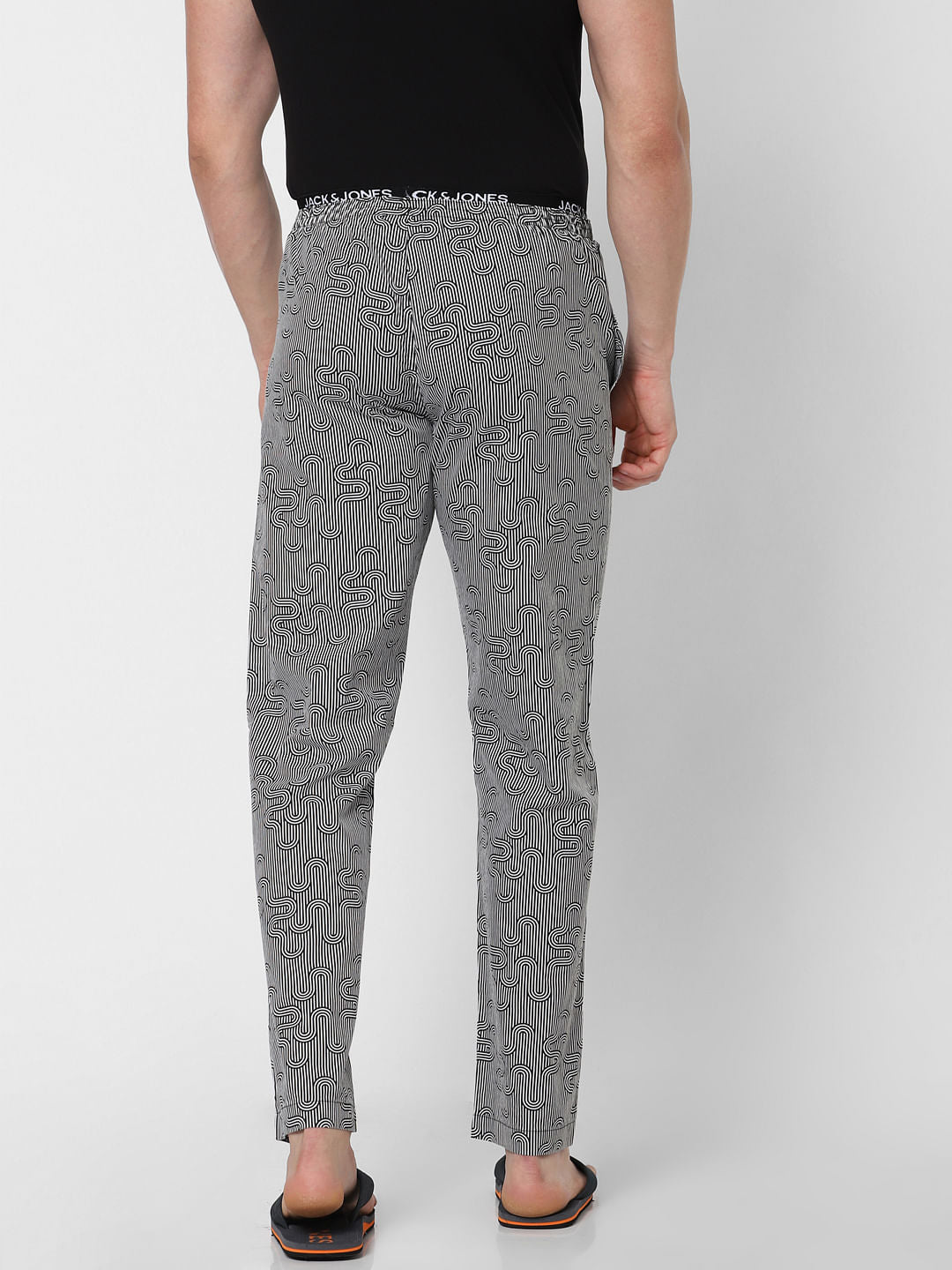 Grey Striped Pyjama