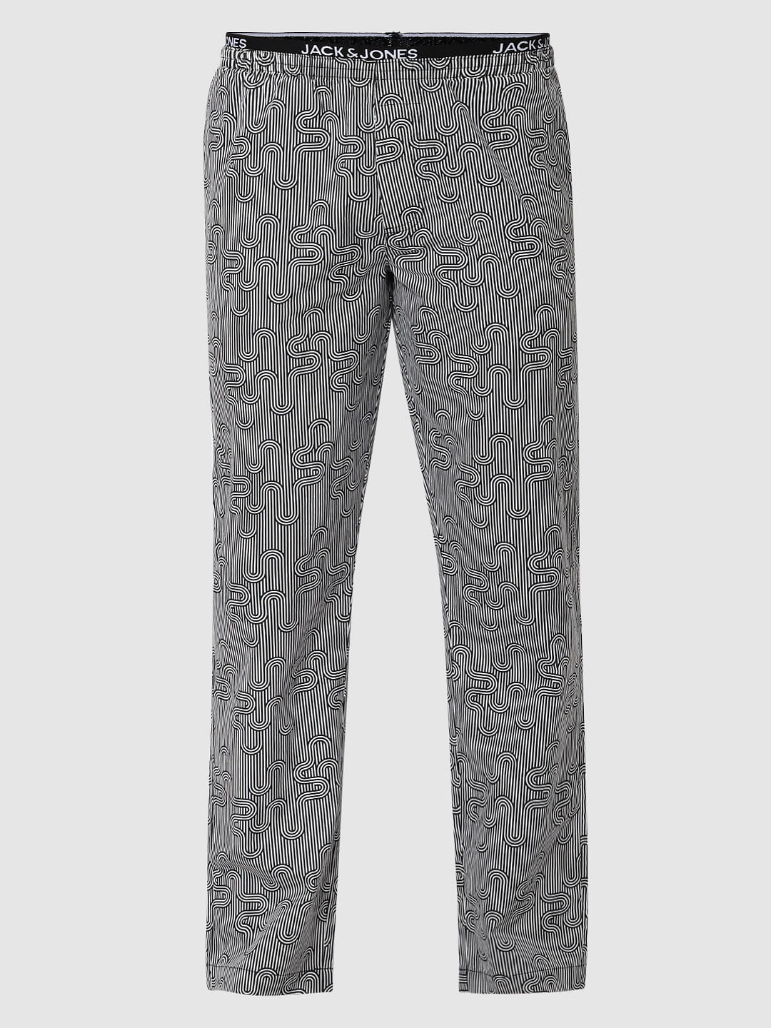 Grey Striped Pyjama