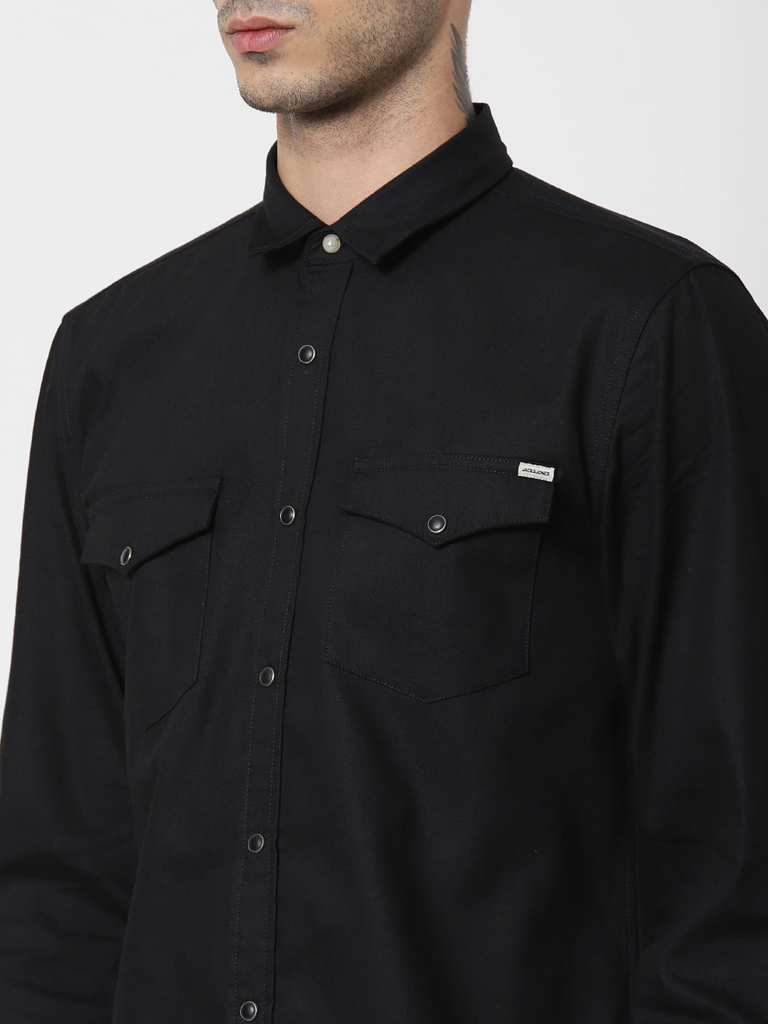Black Full Sleeves Shirt