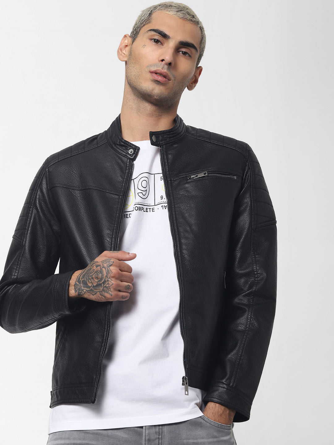 Black Biker Jacket
