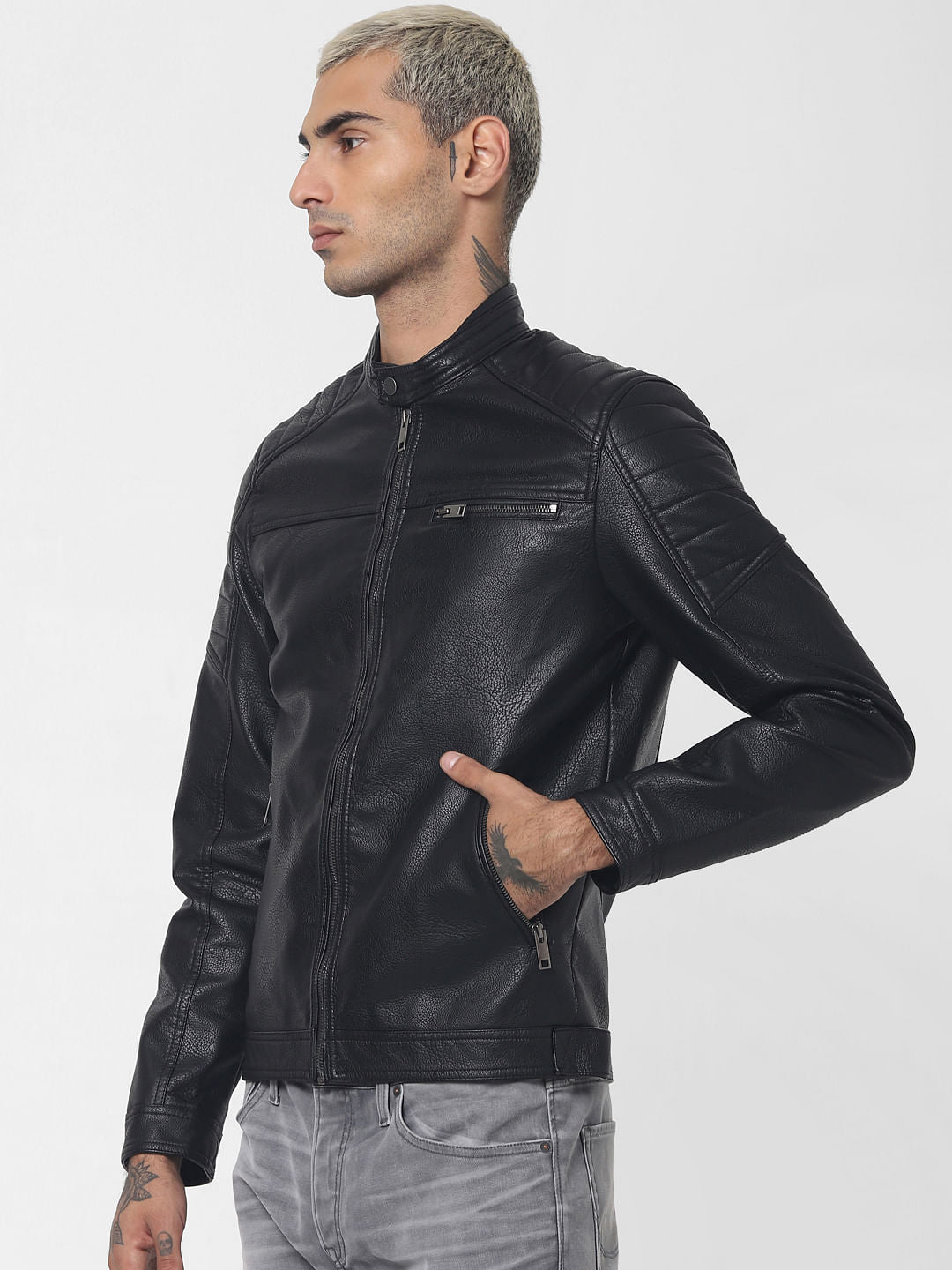 Black Biker Jacket