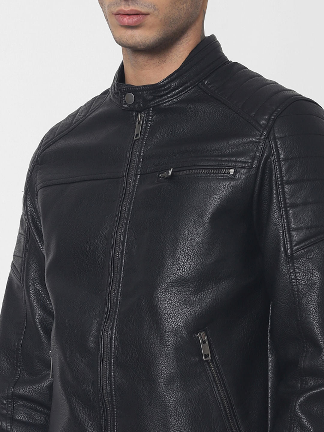 Black Biker Jacket