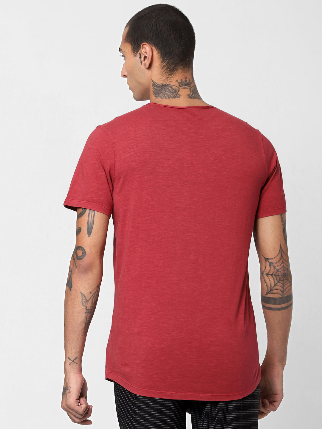 Red Crew Neck T-shirt