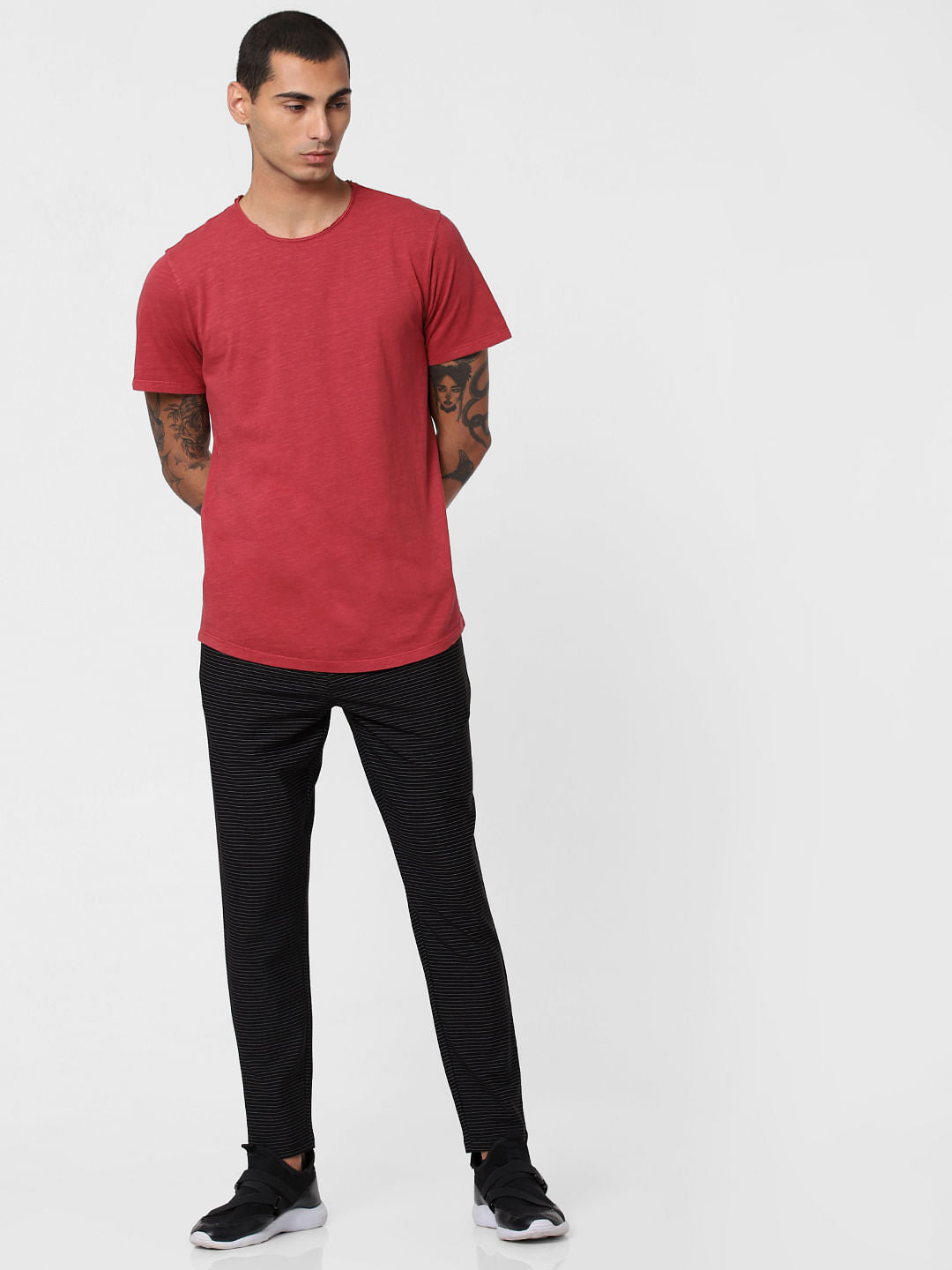 Red Crew Neck T-shirt