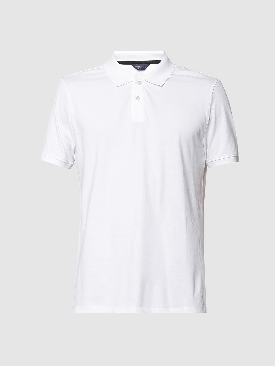 White Cotton Polo