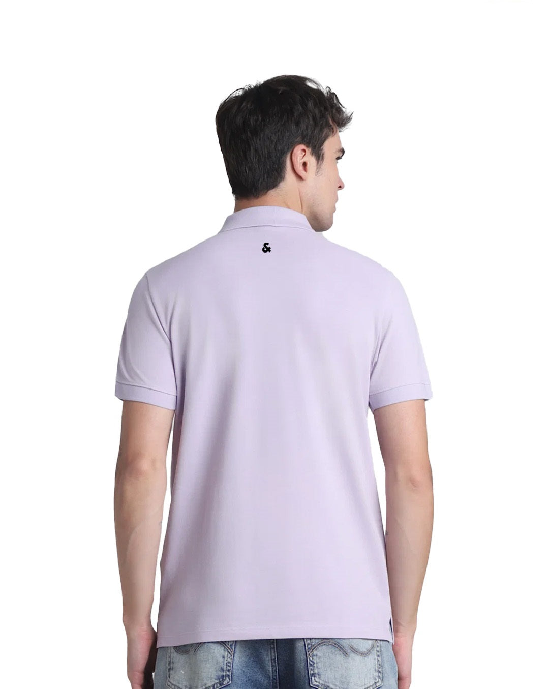 Lavender Cotton Polo