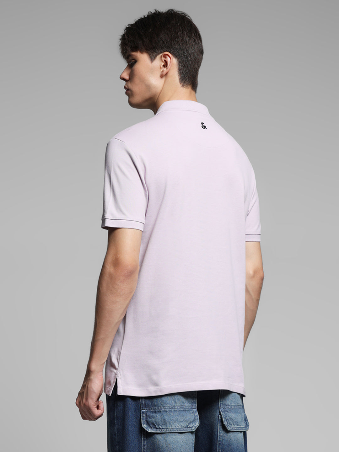 Lavender Cotton Polo