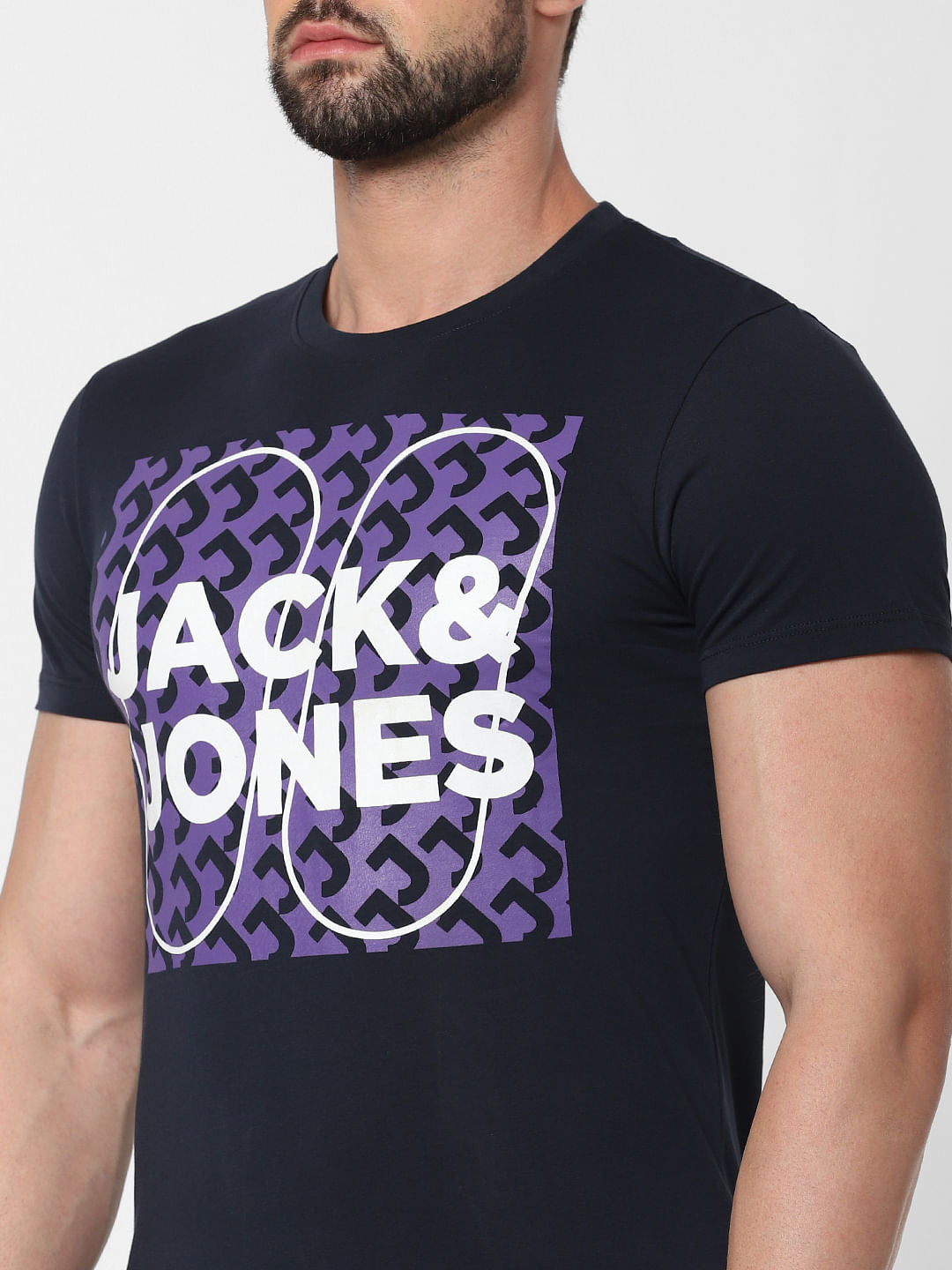 Graphic Print Crew Neck T-Shirt Online in India - Flat 20% Off