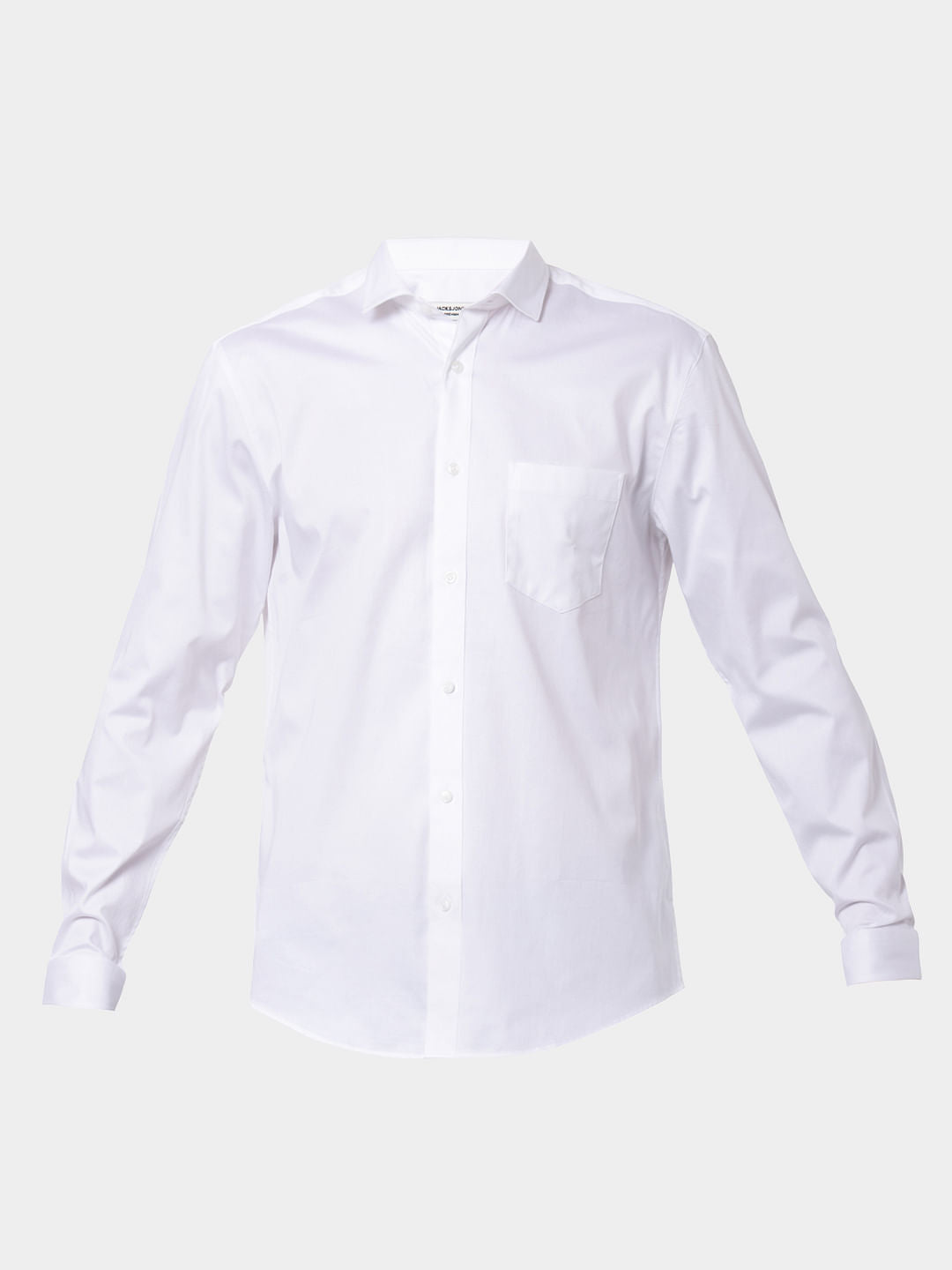 White Formal Full Sleeves Shirt