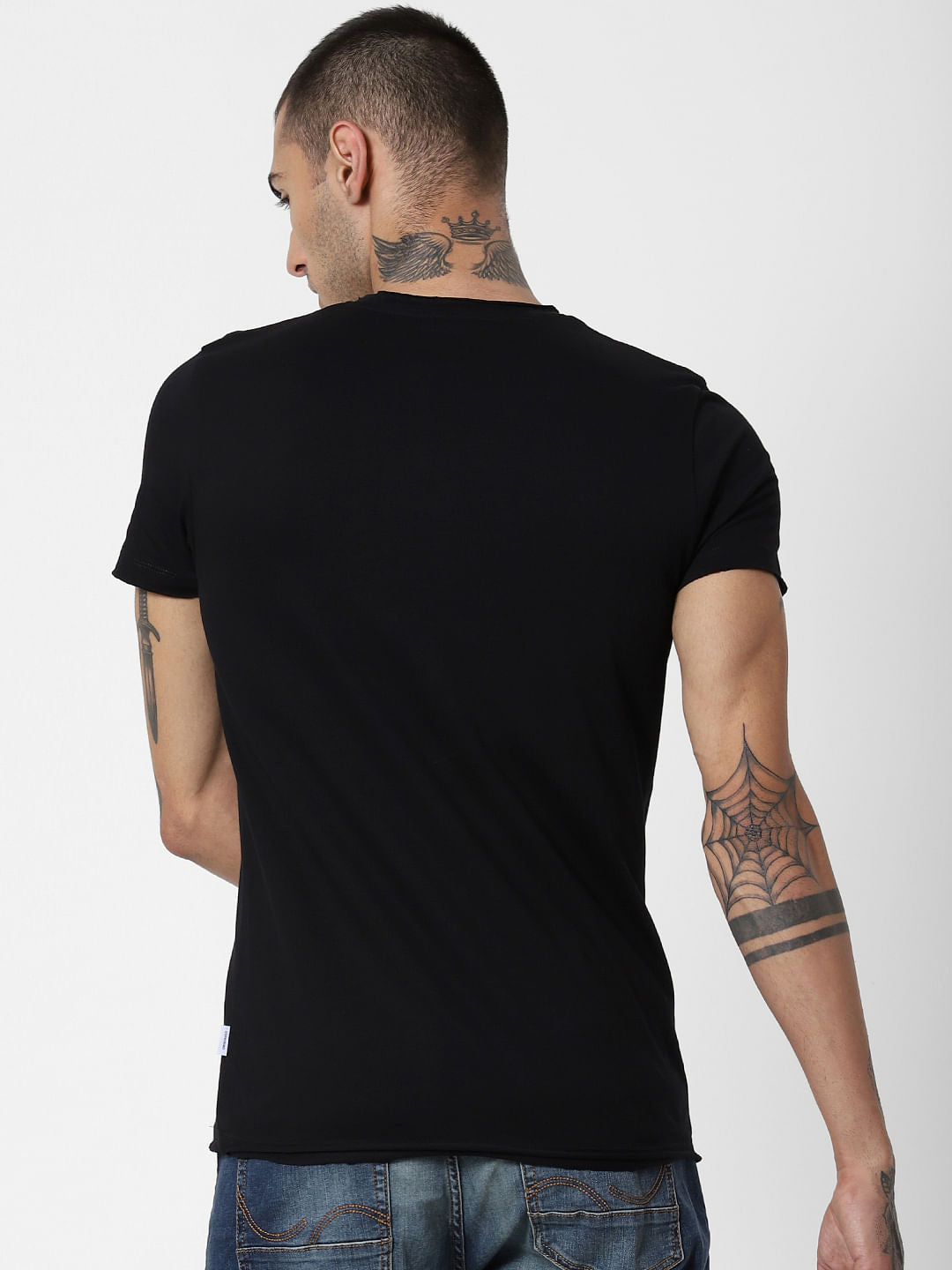 X Power Of Icon Black Heroes Crew Neck T-Shirt
