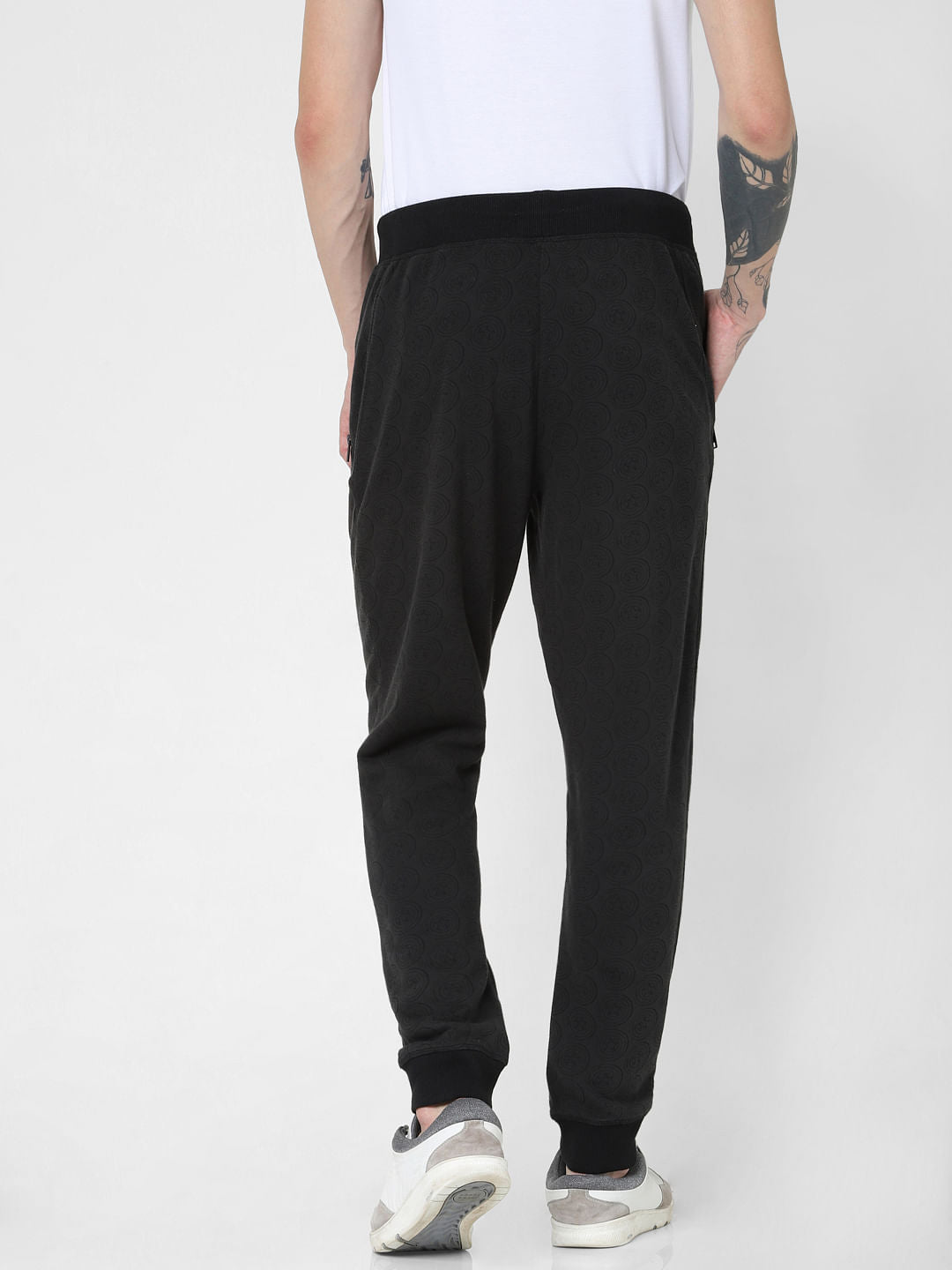 X Power Of Icon Black Sheild Print Sweatpants