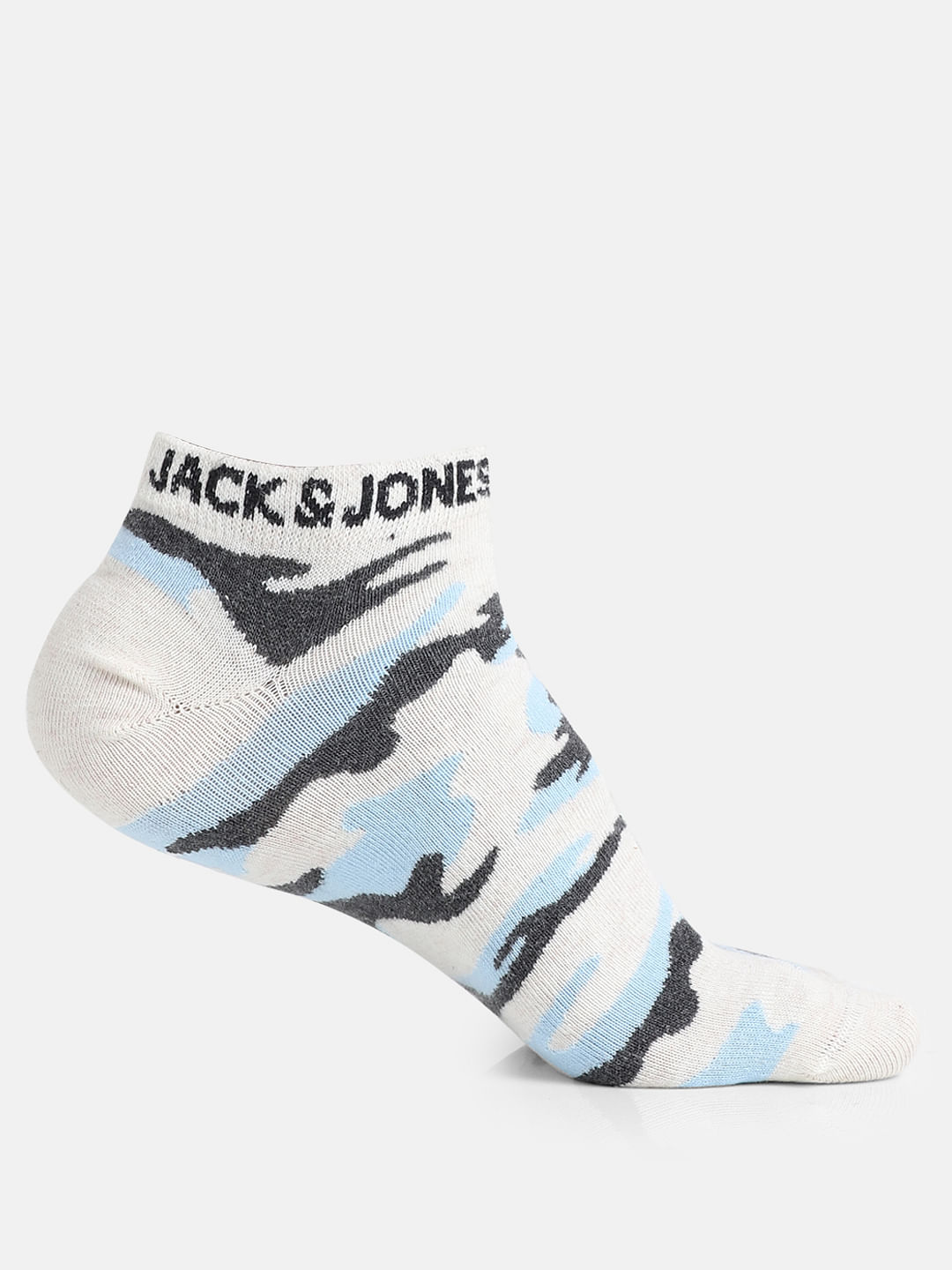 Pack of 3 Camo Print Ankle Length Socks