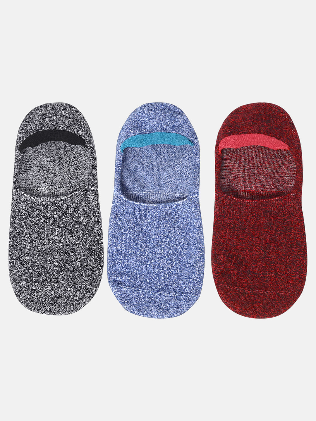 Pack of Three No Show Socks