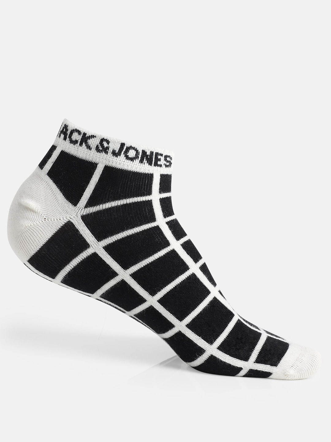 Pack of 3 Monochrome Ankle Length Socks