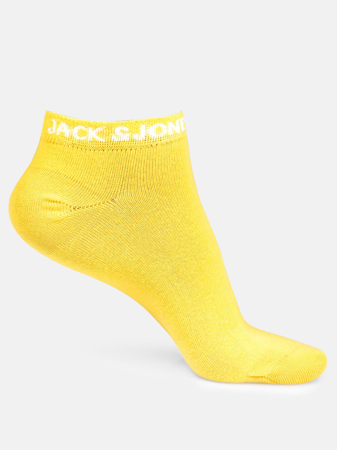 Pack of Three Ankle Length Socks - Blue, Yellow & Green